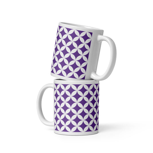 Shippo Pattern Purple Mug