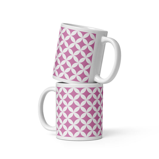 Shippo Pattern Pink Mug
